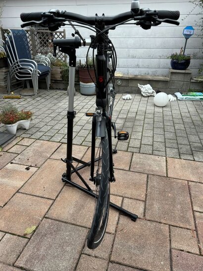 Dokumentation des Fahrrads für ein Gutachten vor der Bewertung