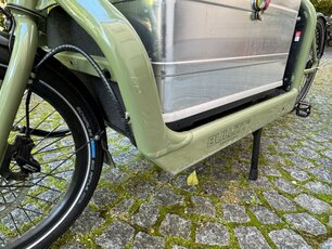 Lastenrad nach einem Unfall in München.